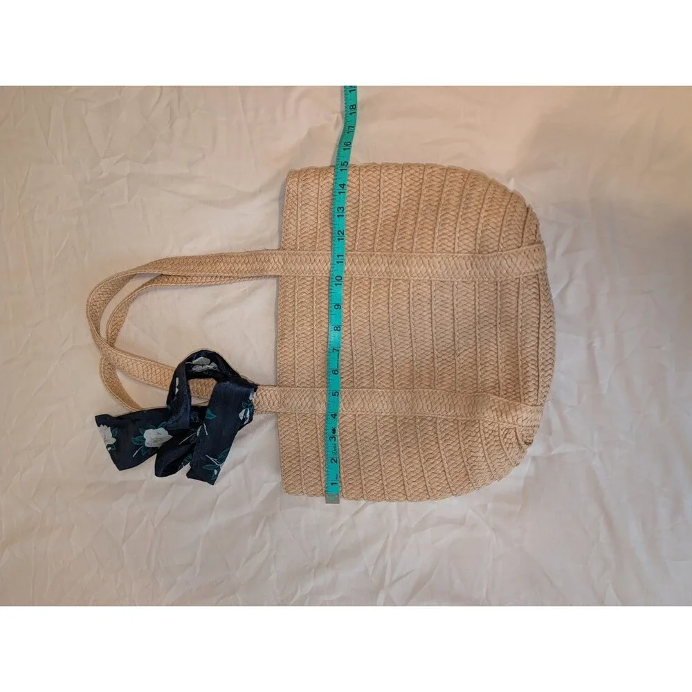 Draper James Beige Medium Tote Bag